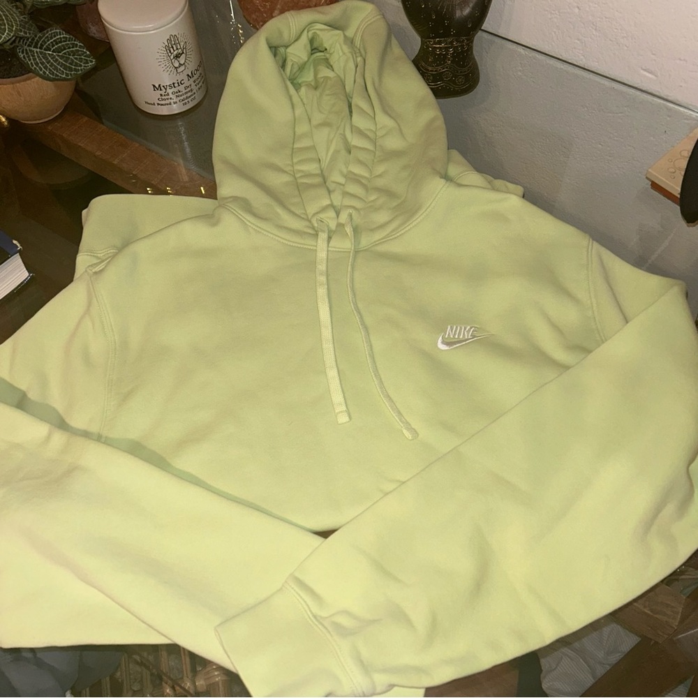 bright green nike hoodie